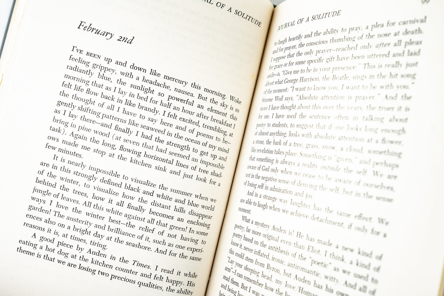 Journal of a Solitude