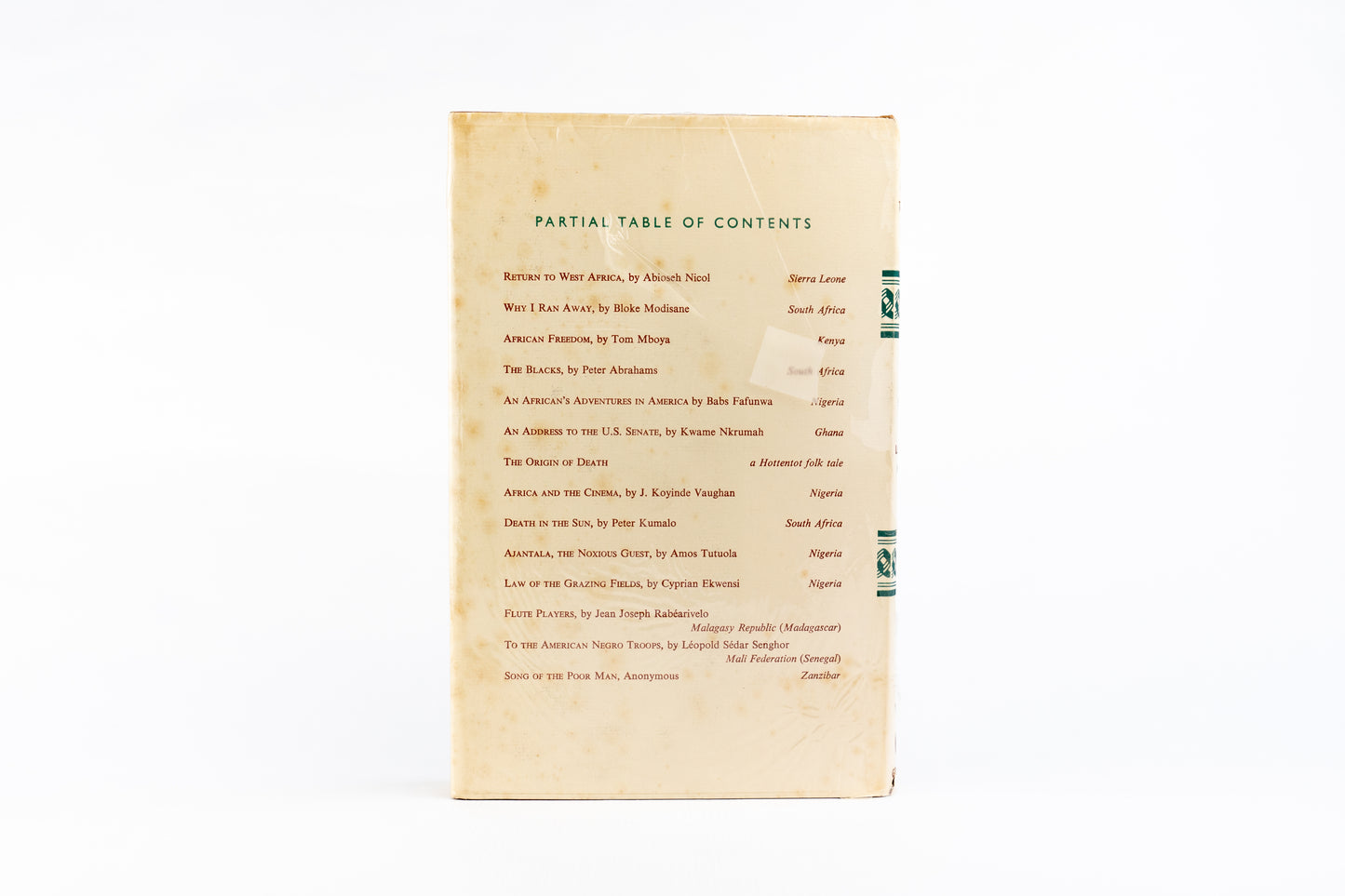An African Treasury: Stories, Poems, Essays, Etcetera