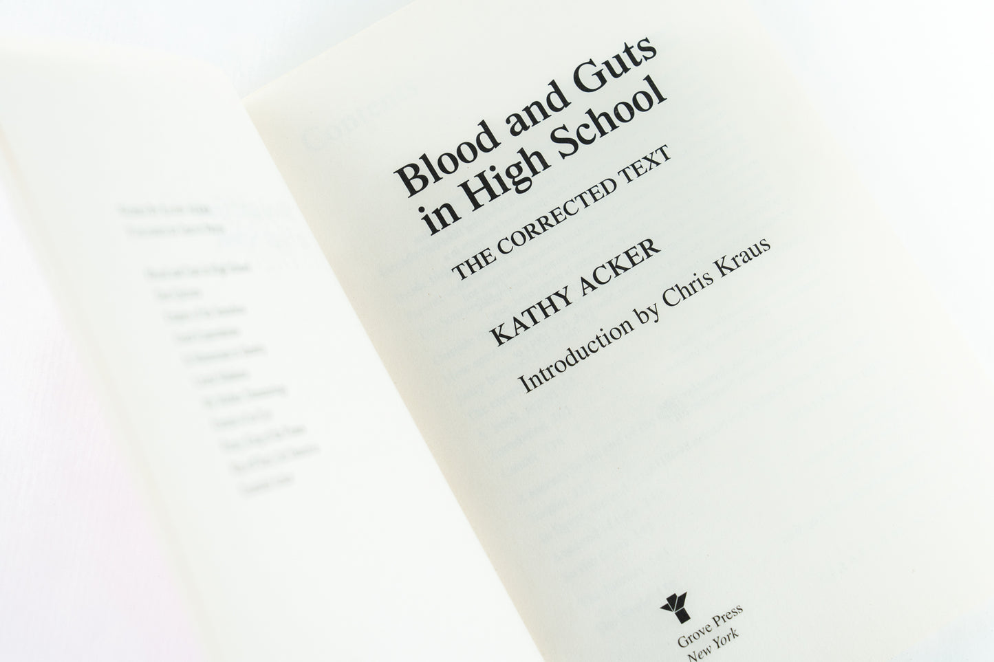 Blood and Guts in High School