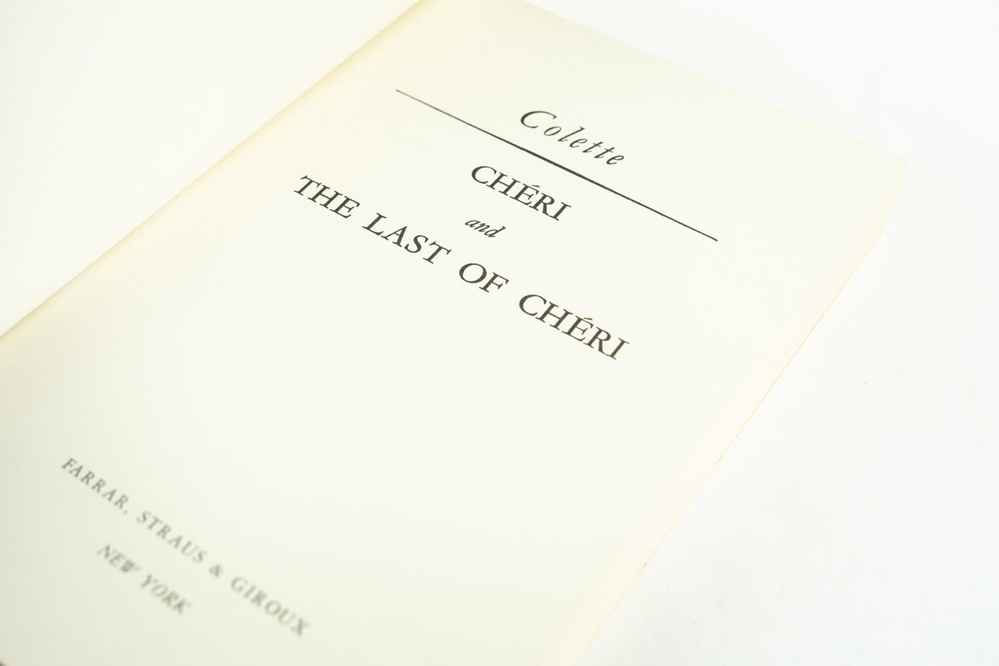 Cheri and the Last of Cheri