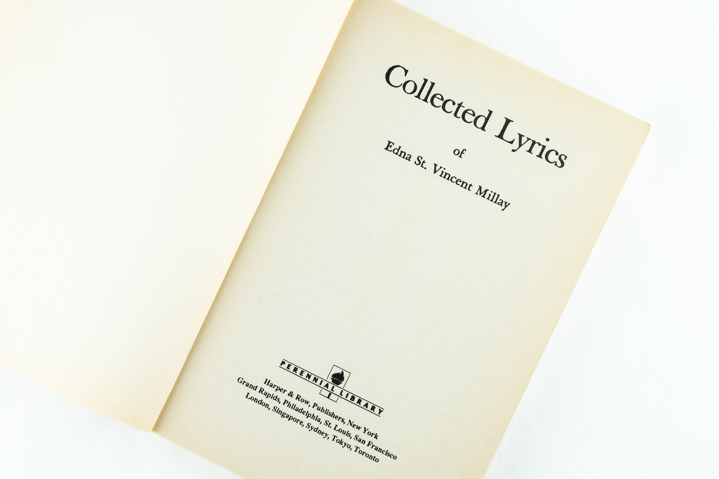 Collected Lyrics