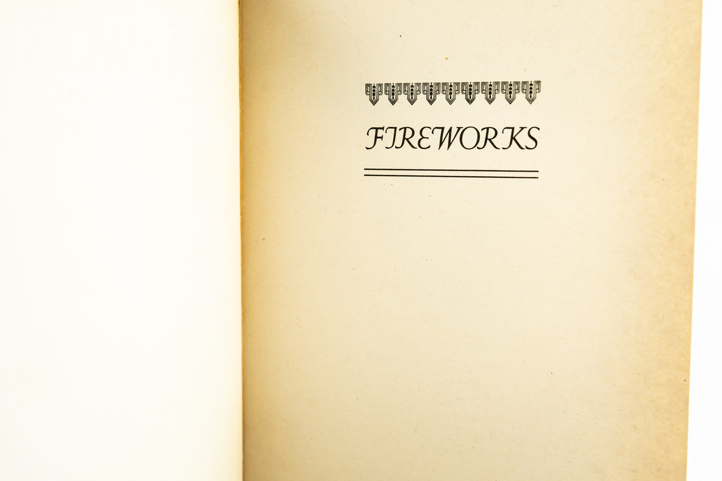 Fireworks: Nine Stories in Various Disguises