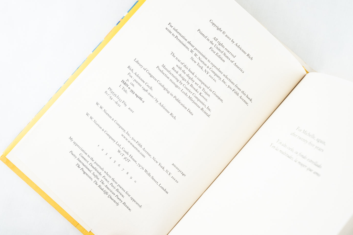 Fox: Poems 1998 - 2000