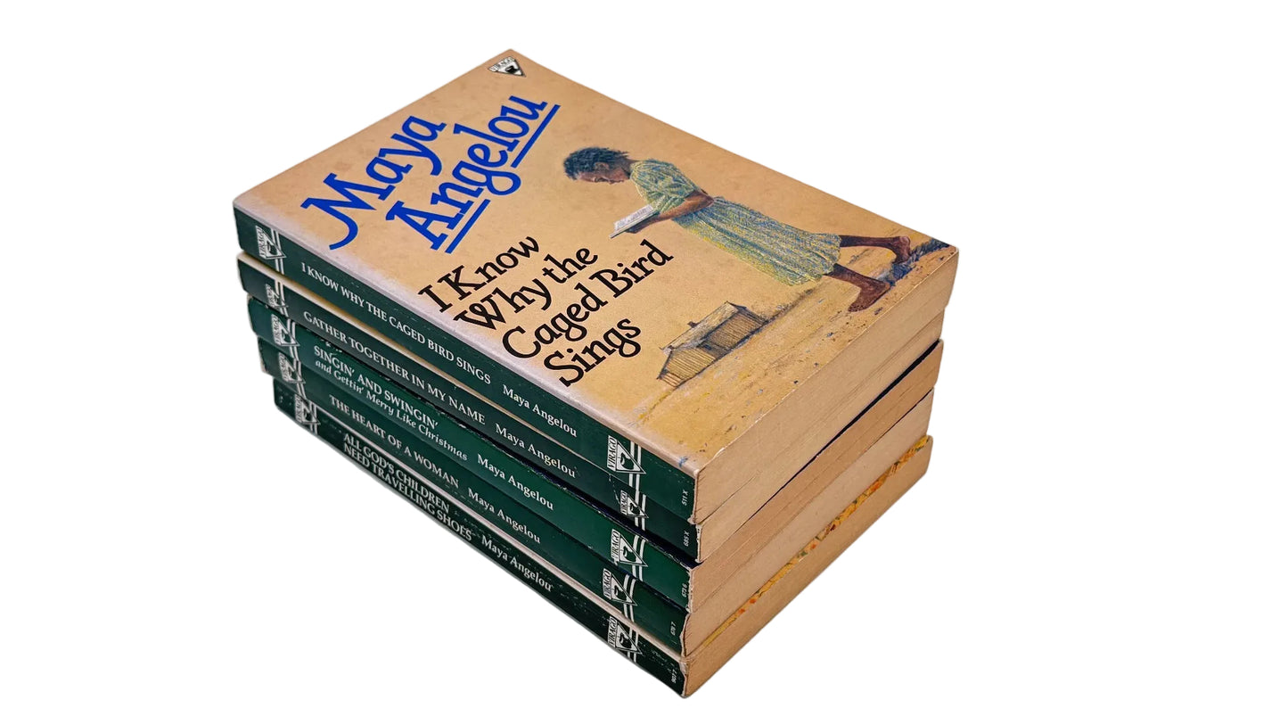 Virago Paperback 5 volumes Maya Angelou Autobiography