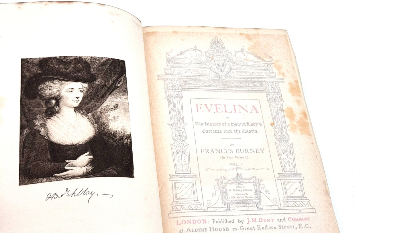 Evelina (Two Volumes)
