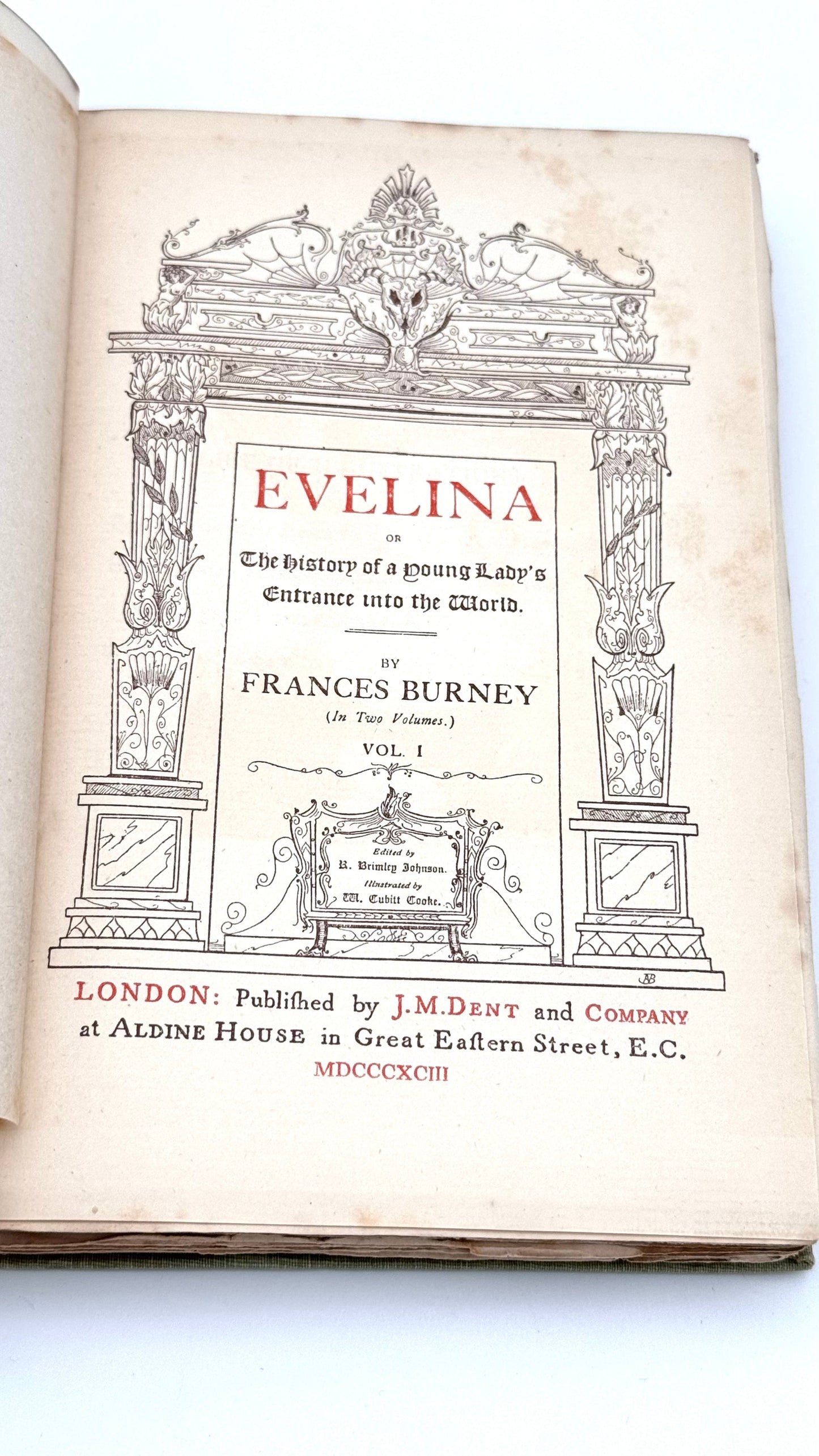 Evelina (Two Volumes)