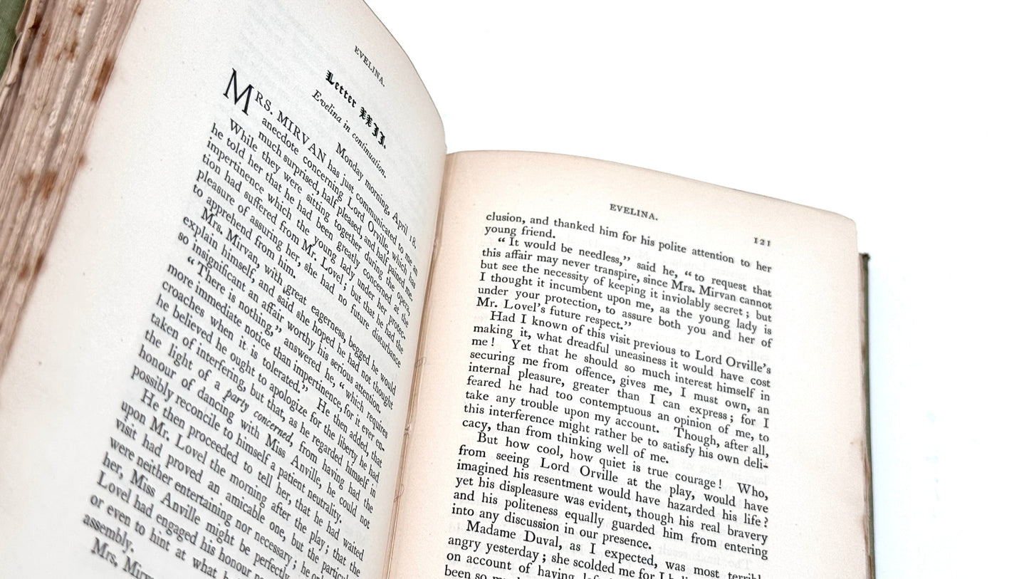 Evelina (Two Volumes)