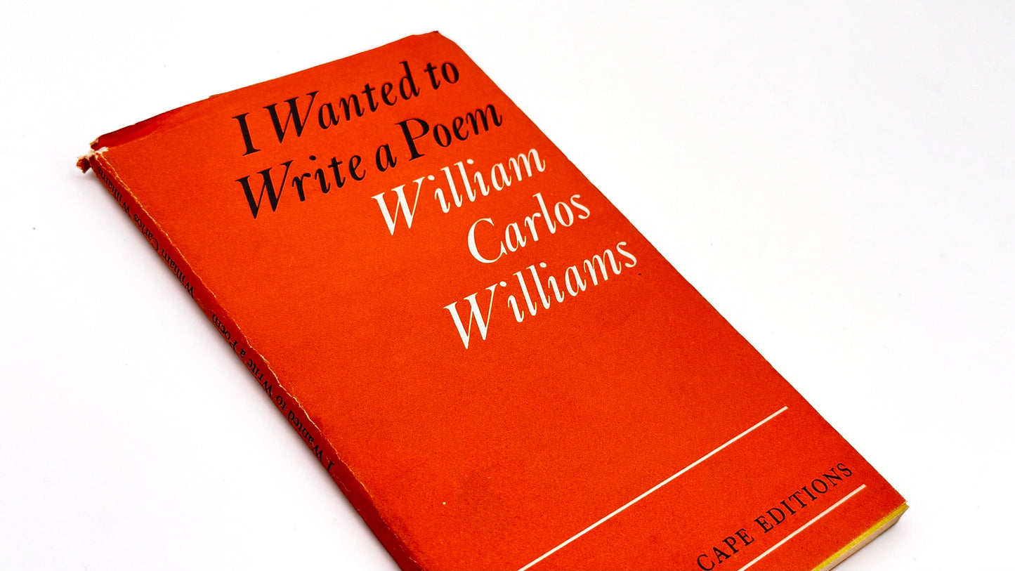 I Wanted to Write a Poem: Cape Editions No. 5