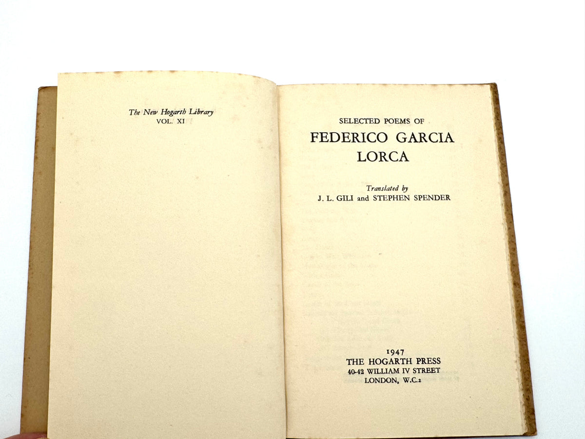 Selected Poems of Federico García Lorca