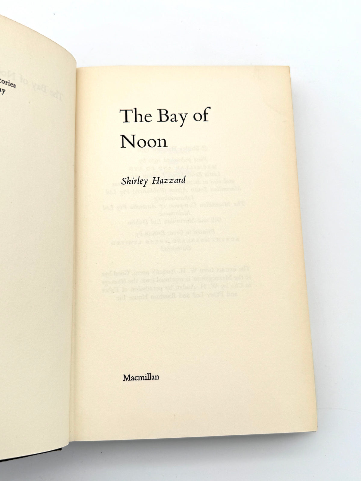 The Bay of Noon