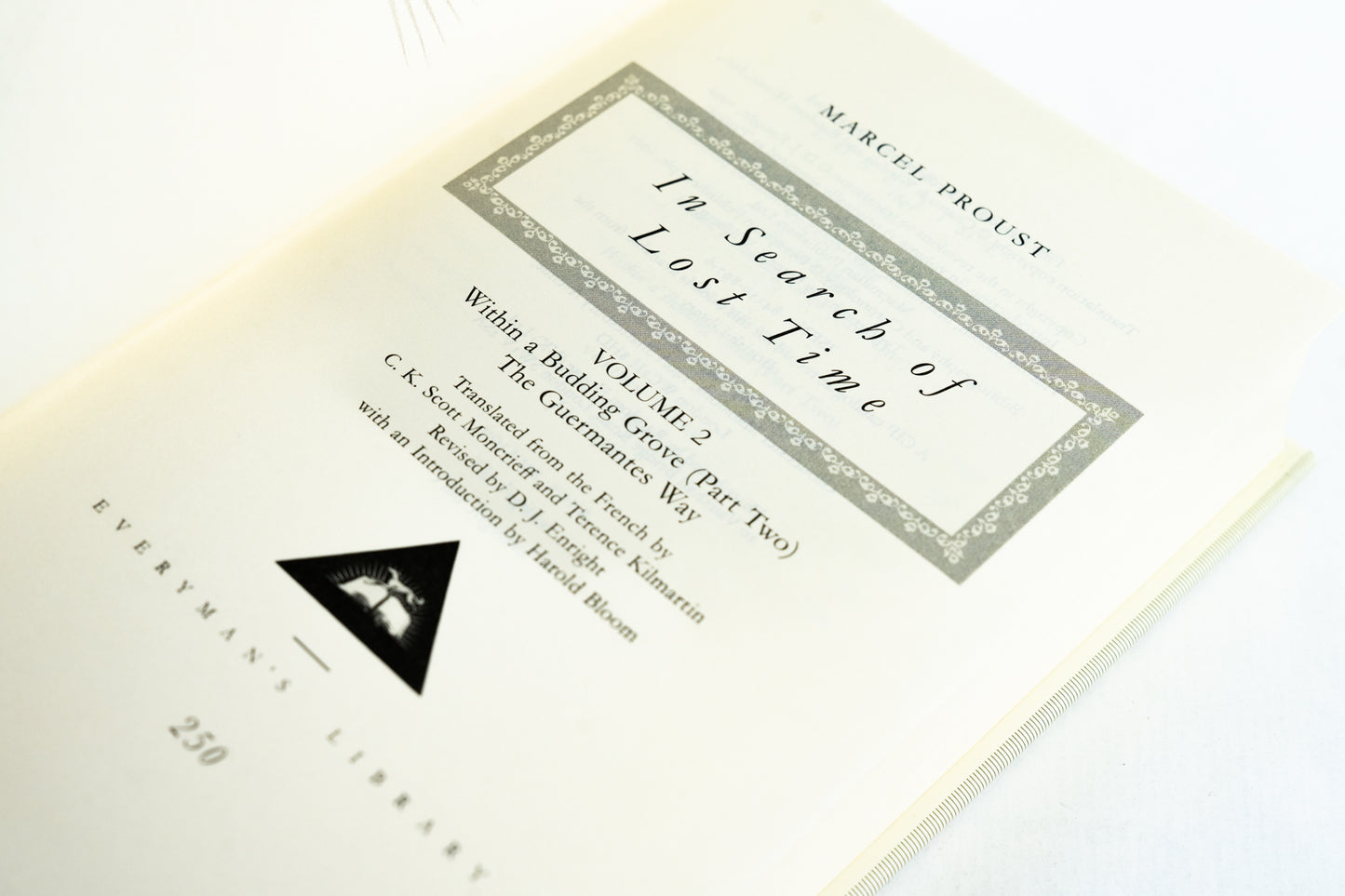 In Search of Lost Time, Volume Two