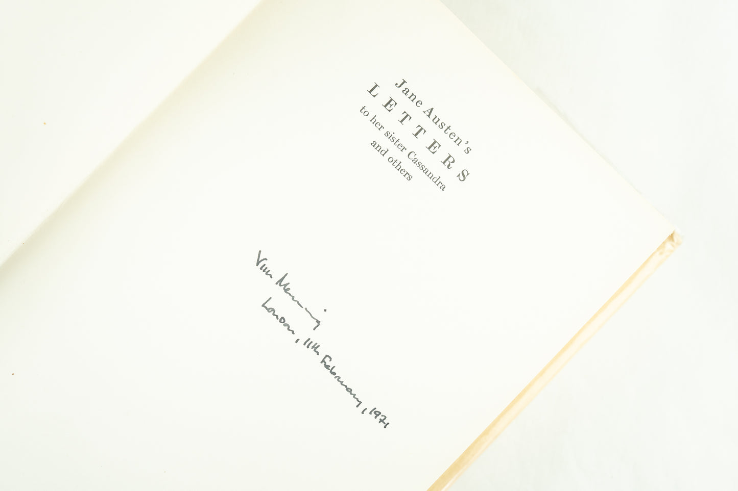 Jane Austen's Letters