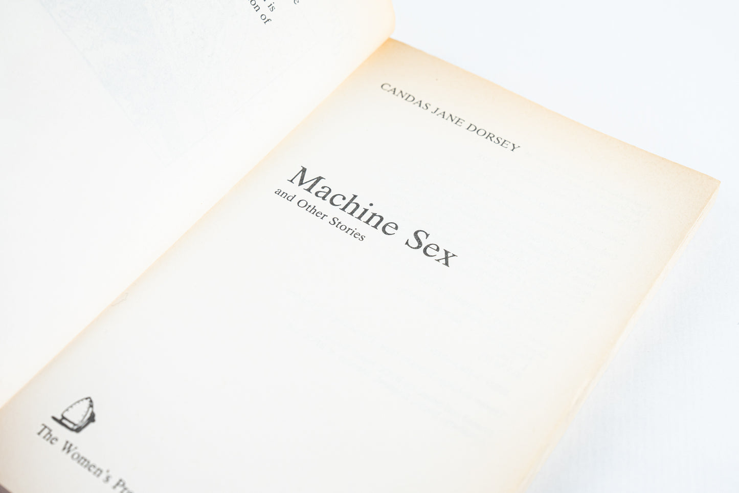 Machine Sex and Other Stories