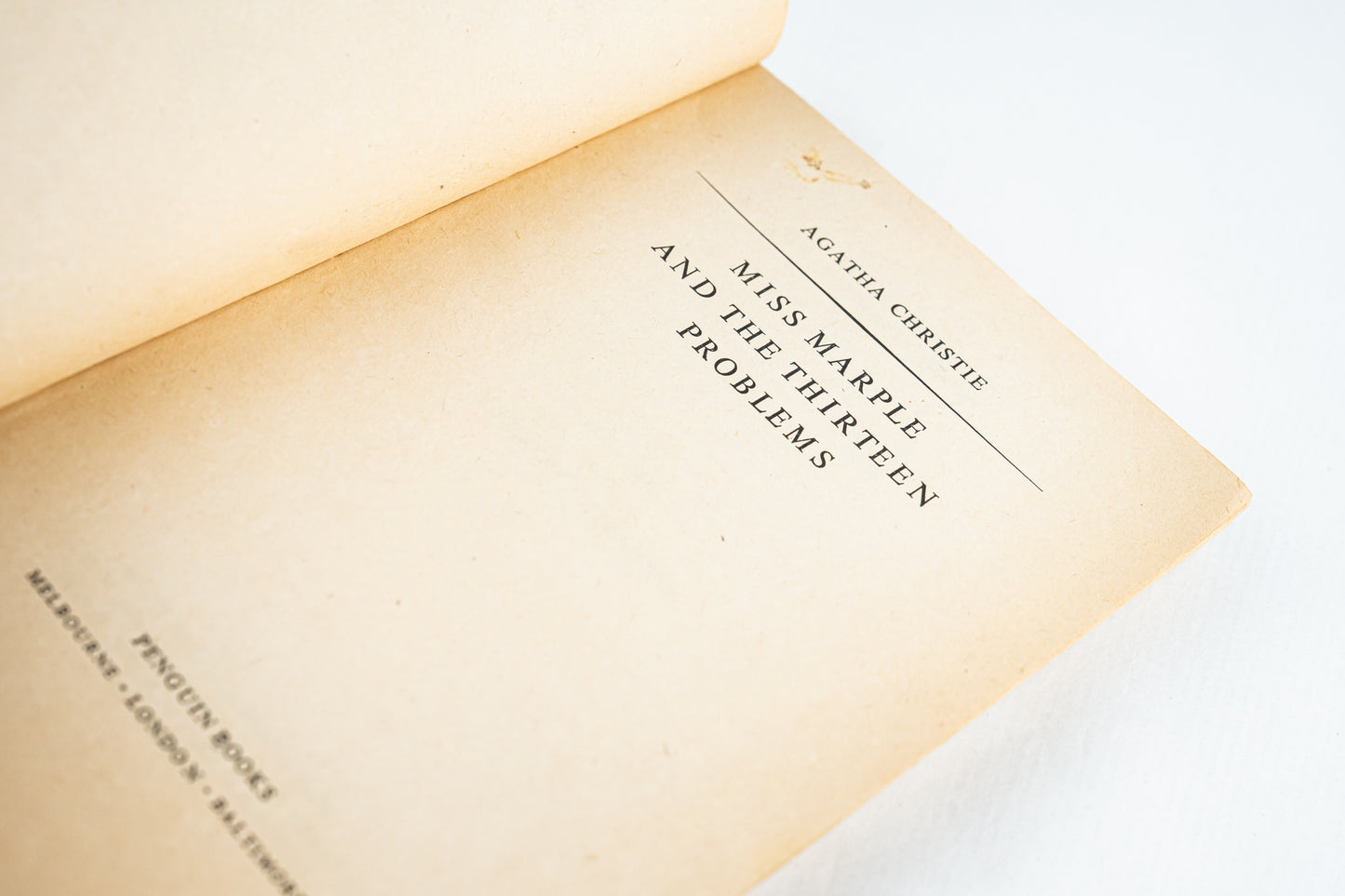 Miss Marple and the Thirteen Problems