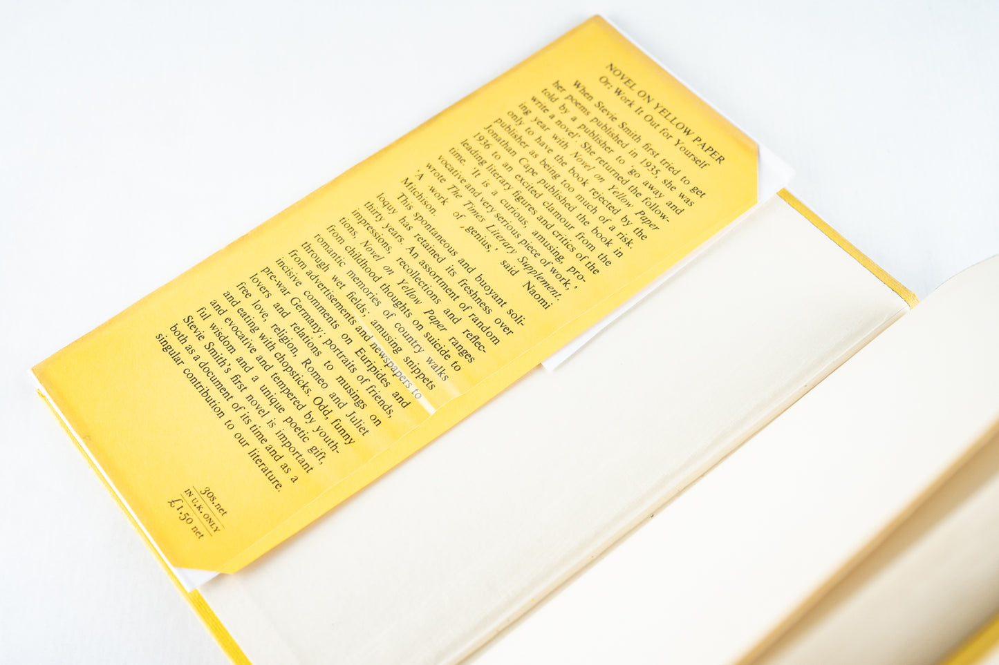 Novel On Yellow Paper, Or: Work It Out for Yourself