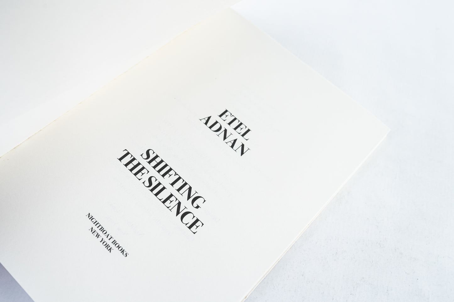 Shifting the Silence
