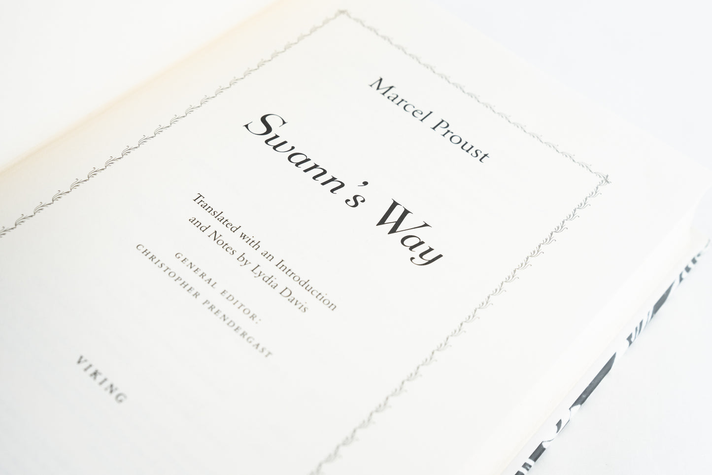 Swann's Way, translated by Lydia Davis
