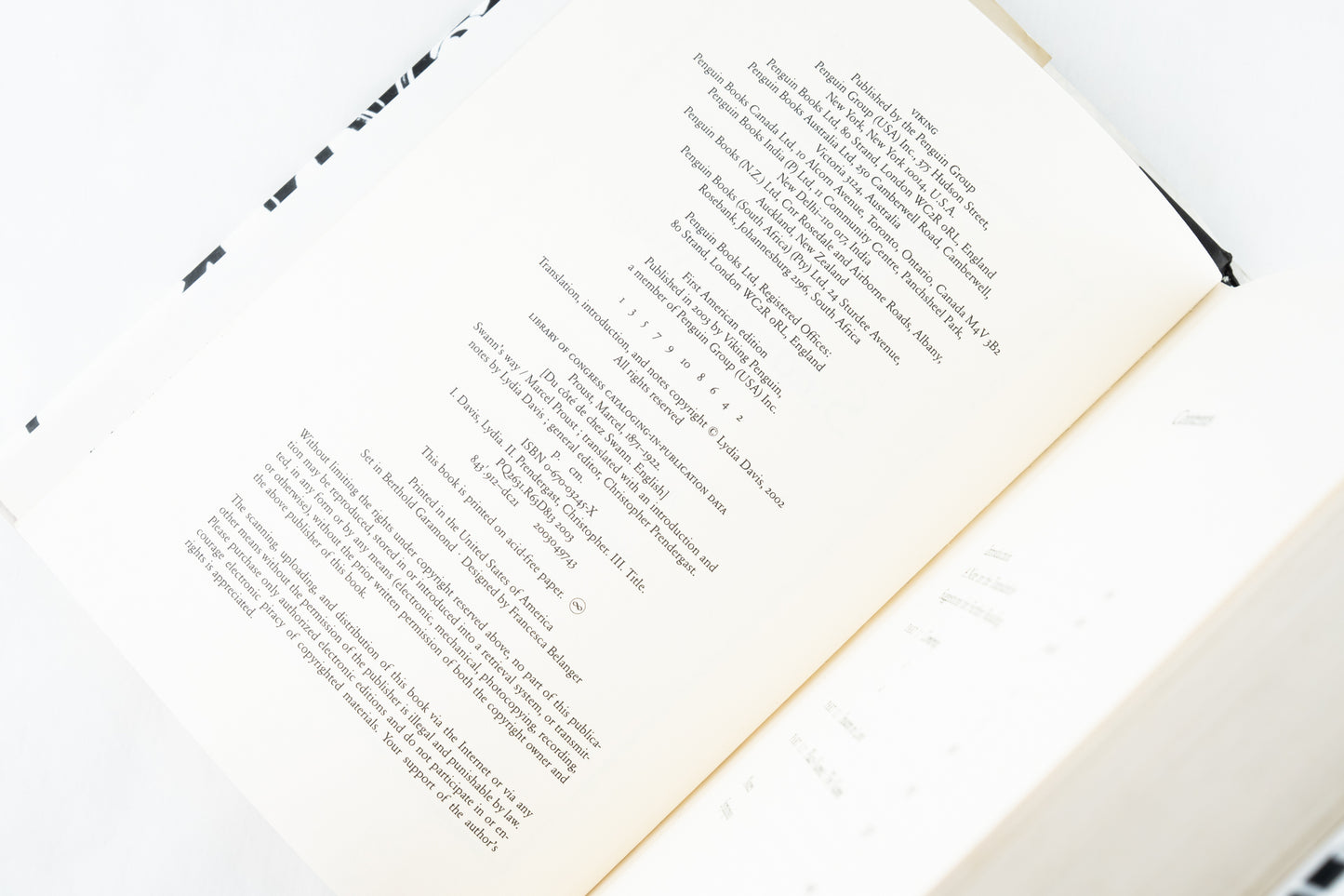 Swann's Way, translated by Lydia Davis