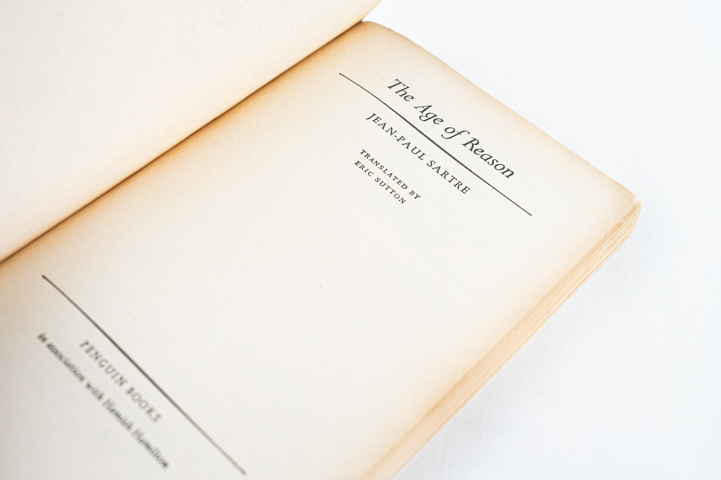 The Age of Reason