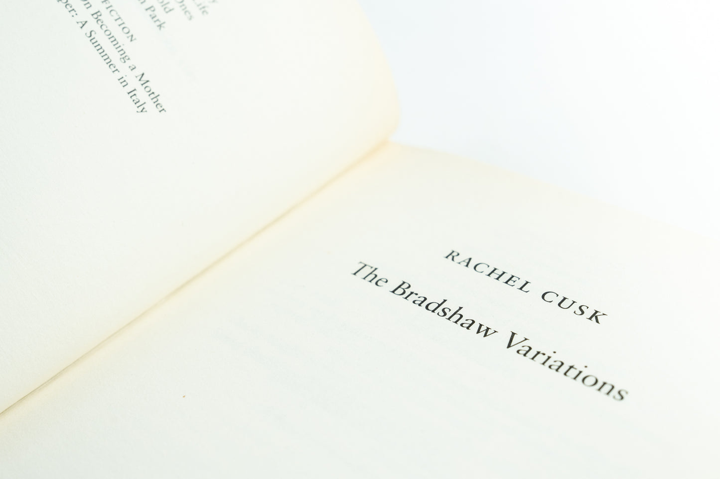 The Bradshaw Variations