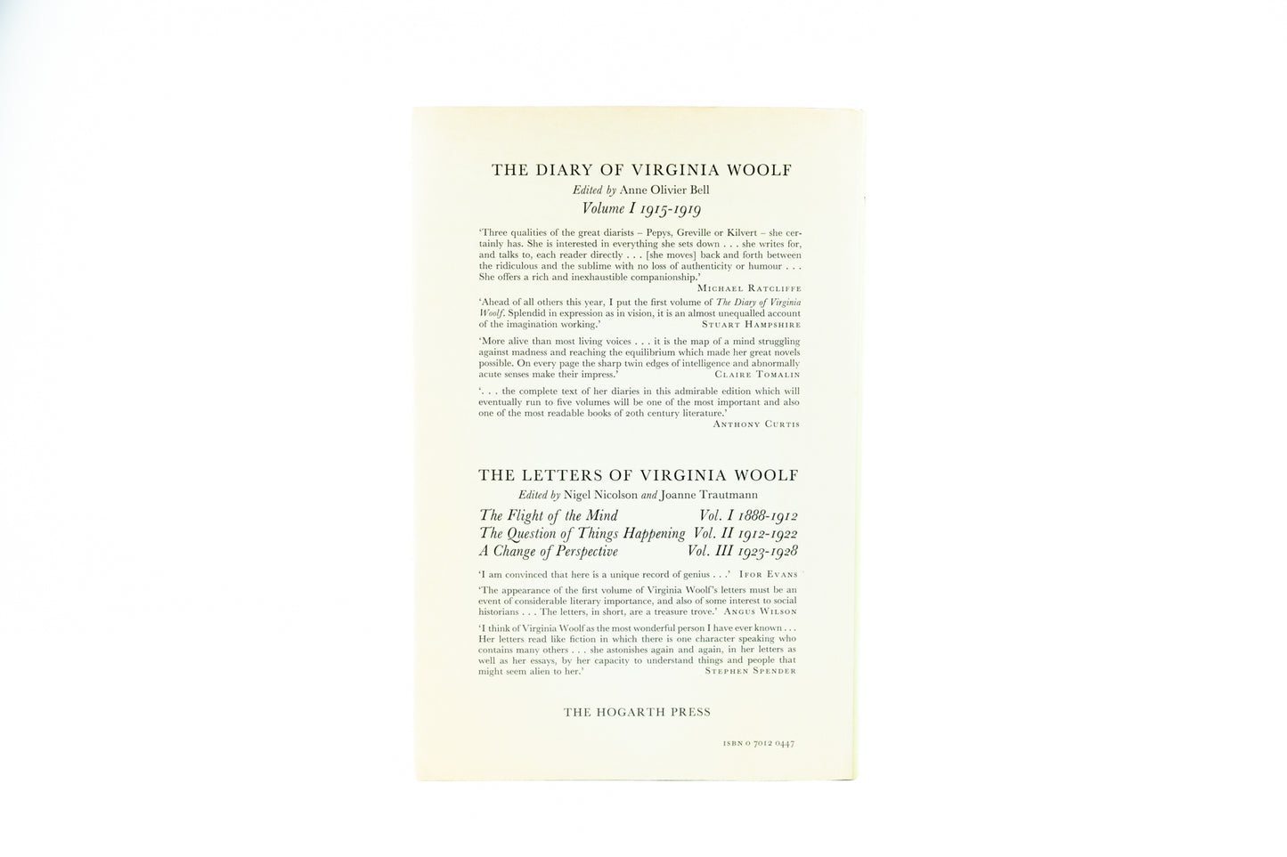 The Diary of Virginia Woolf Vol. II: 1920-1924
