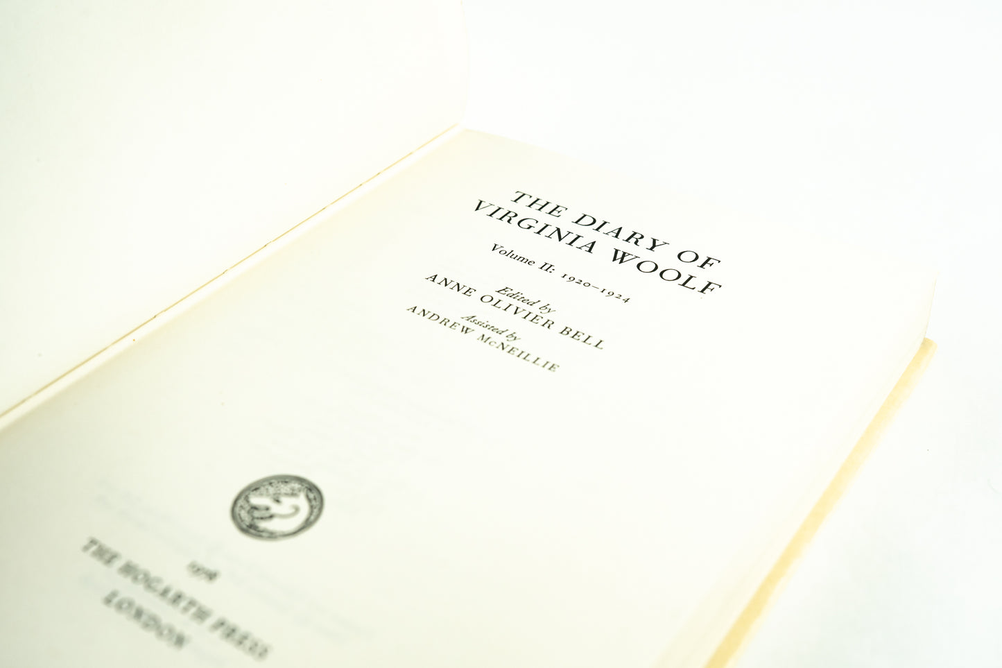 The Diary of Virginia Woolf Vol. II: 1920-1924