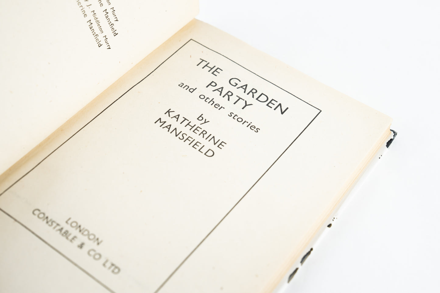The Garden Party and Other Stories