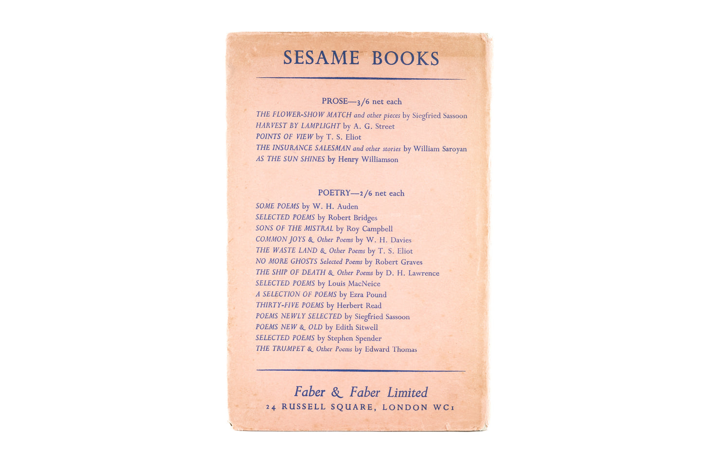 The Waste Land and Other Poems