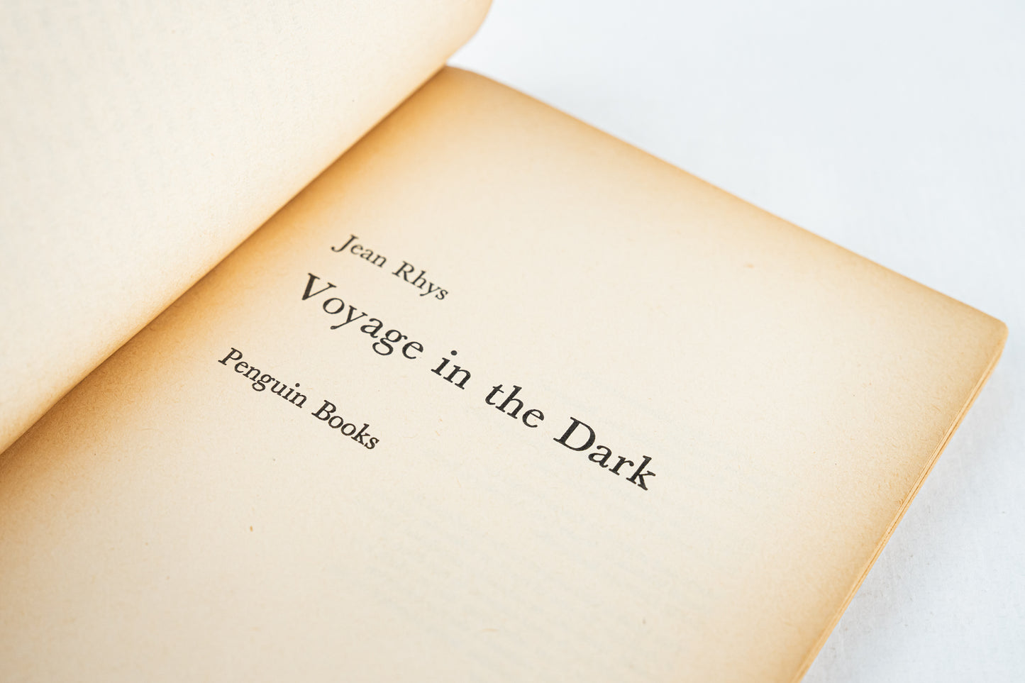 Voyage in the Dark