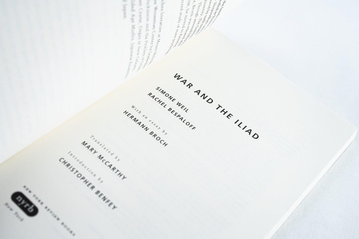 War and the Iliad