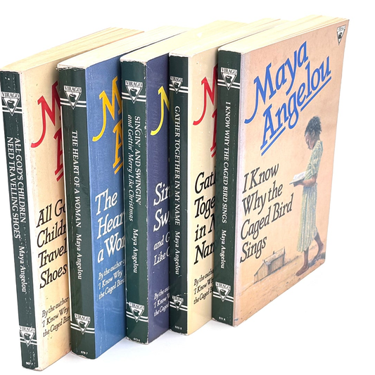 Portada 1:1 — Virago Paperback 5 volumes Maya Angelou Autobiography